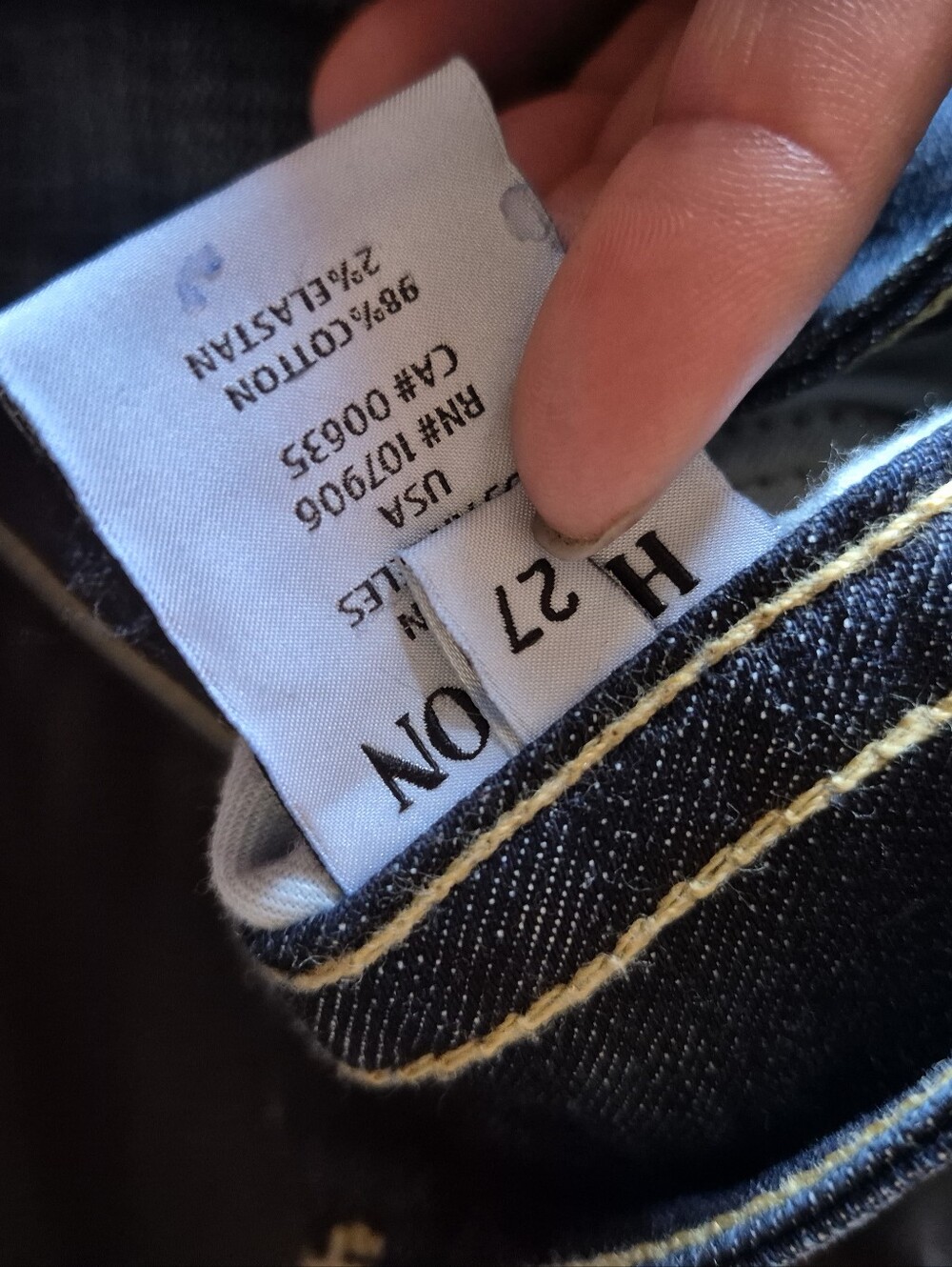 Hudson Jeans Low Rise Jeans Indigo Bootcut Denim - Picture 5 of 5